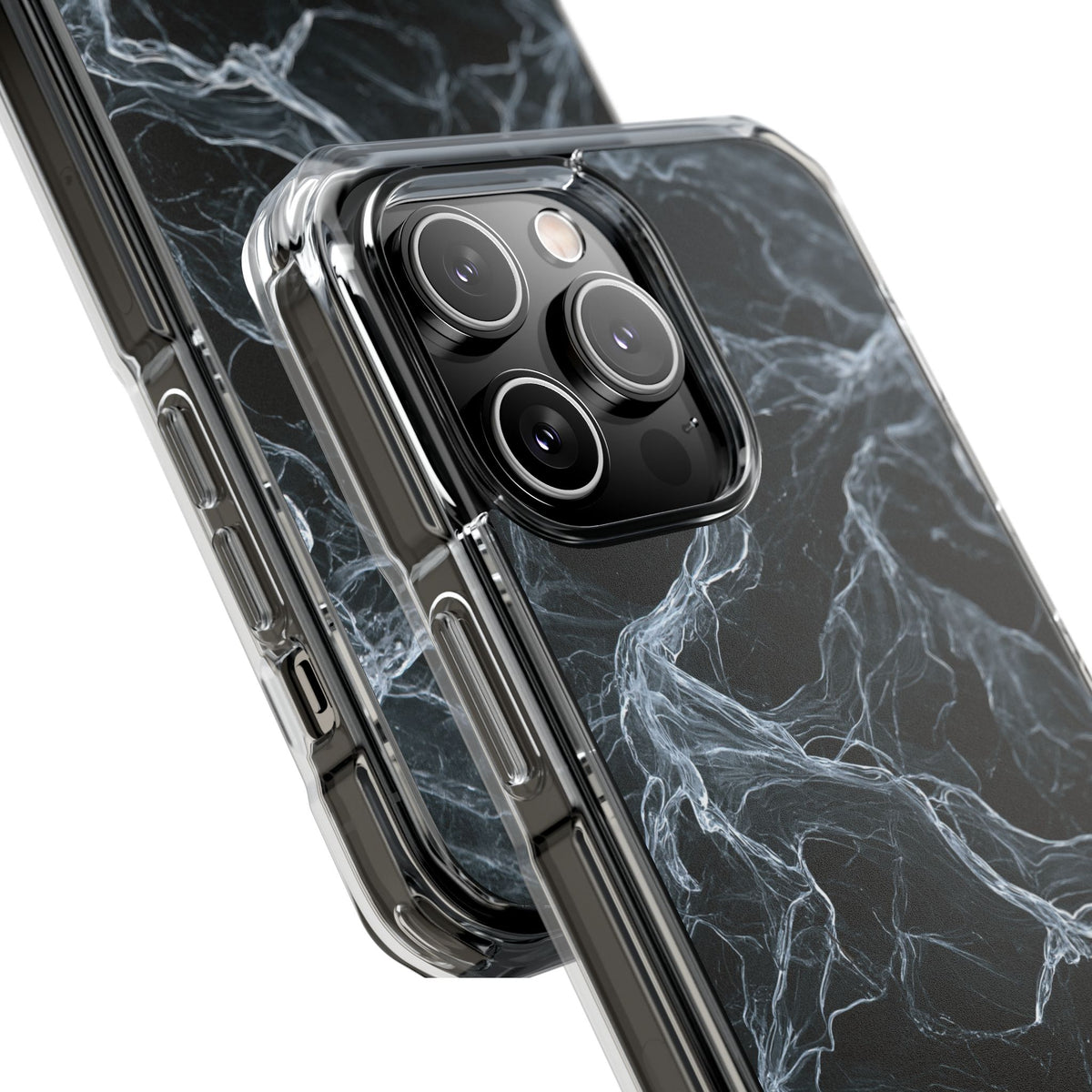 Arctic Gossamer · Clear Impact Magnetic Phone Case for iPhone · Black