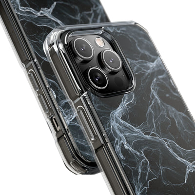 Arctic Gossamer · Clear Impact Magnetic Phone Case for iPhone · Black