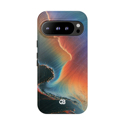 Prismatic Aura Shift · Tough Phone Case for Pixel ·  Blue