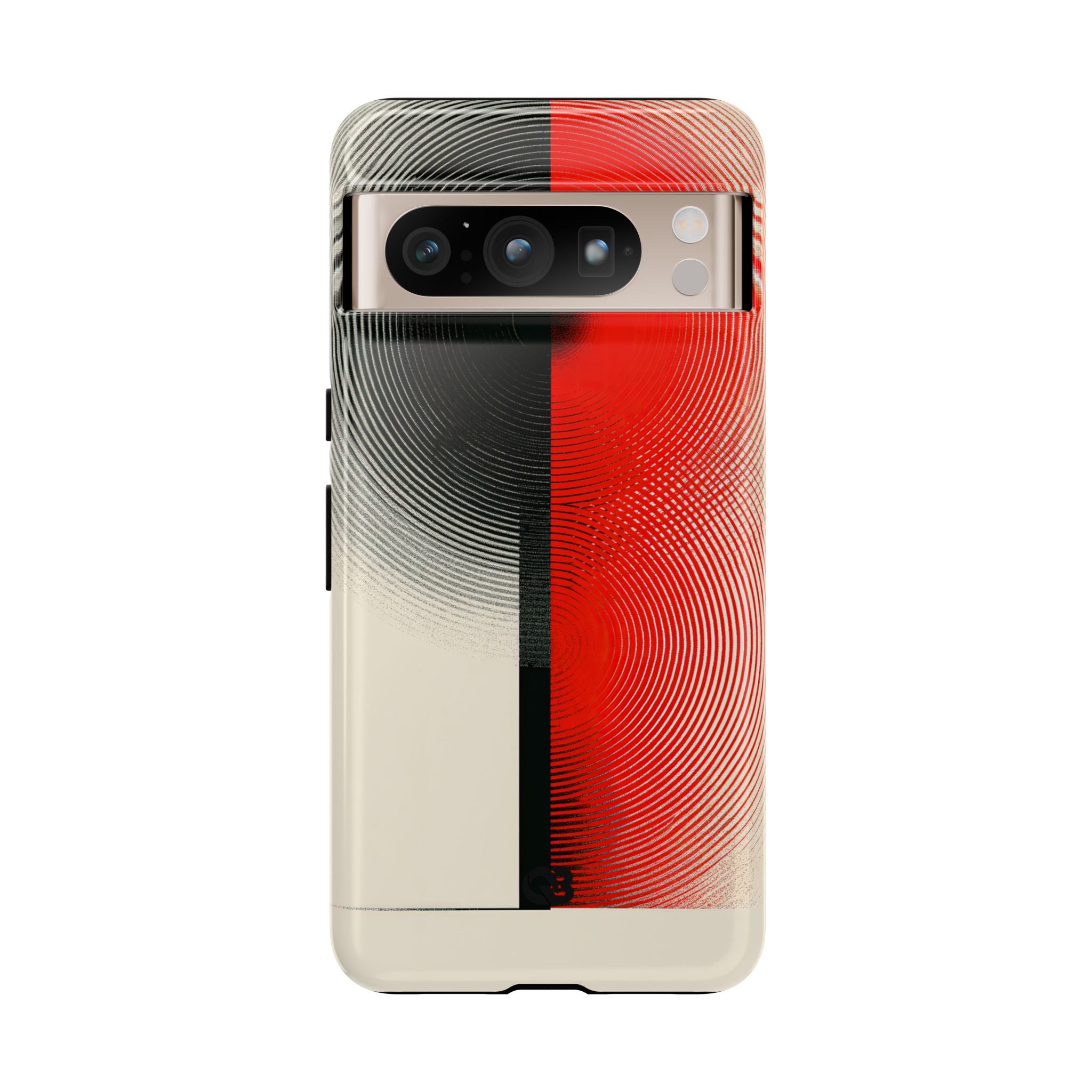 Red Tough Phone Case for Google Pixel - Split Signal Red