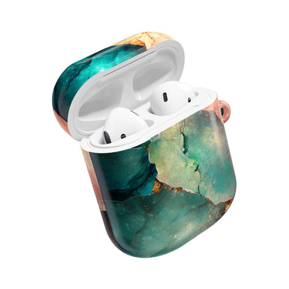 Fractured Gemstone Teal - AirPods Case