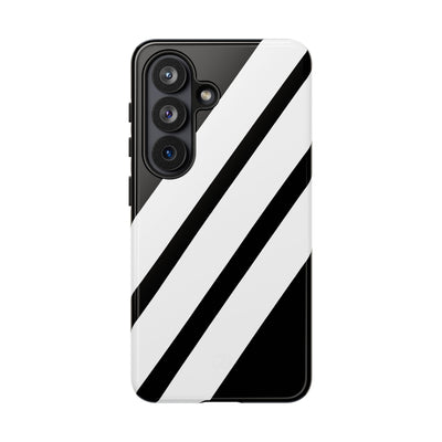 Obsidian White Bars · Tough Handyhülle für Samsung