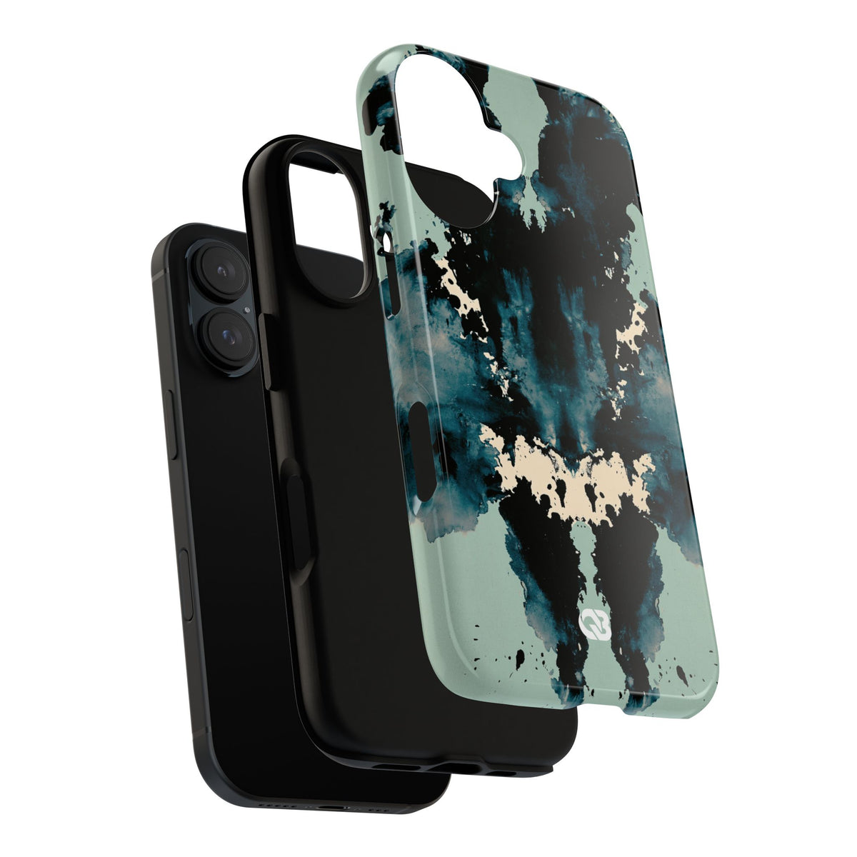 Rorschach Ink Void · Tough Phone Case for iPhone · Black