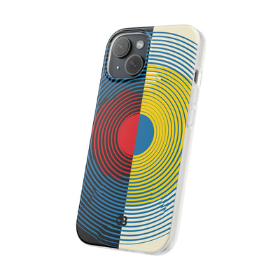 Blue Lite Phone Case for iPhone - Primary Circuit Orbit