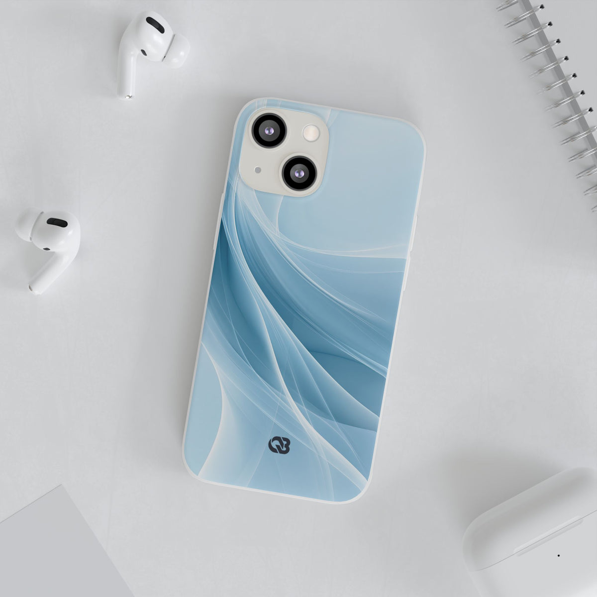 Glacial Ridge Contours · Lite Phone Case for iPhone ·  Blue