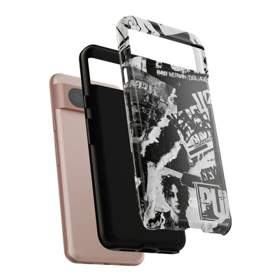Underground Punk Collage · Tough Phone Case for Pixel ·  Black