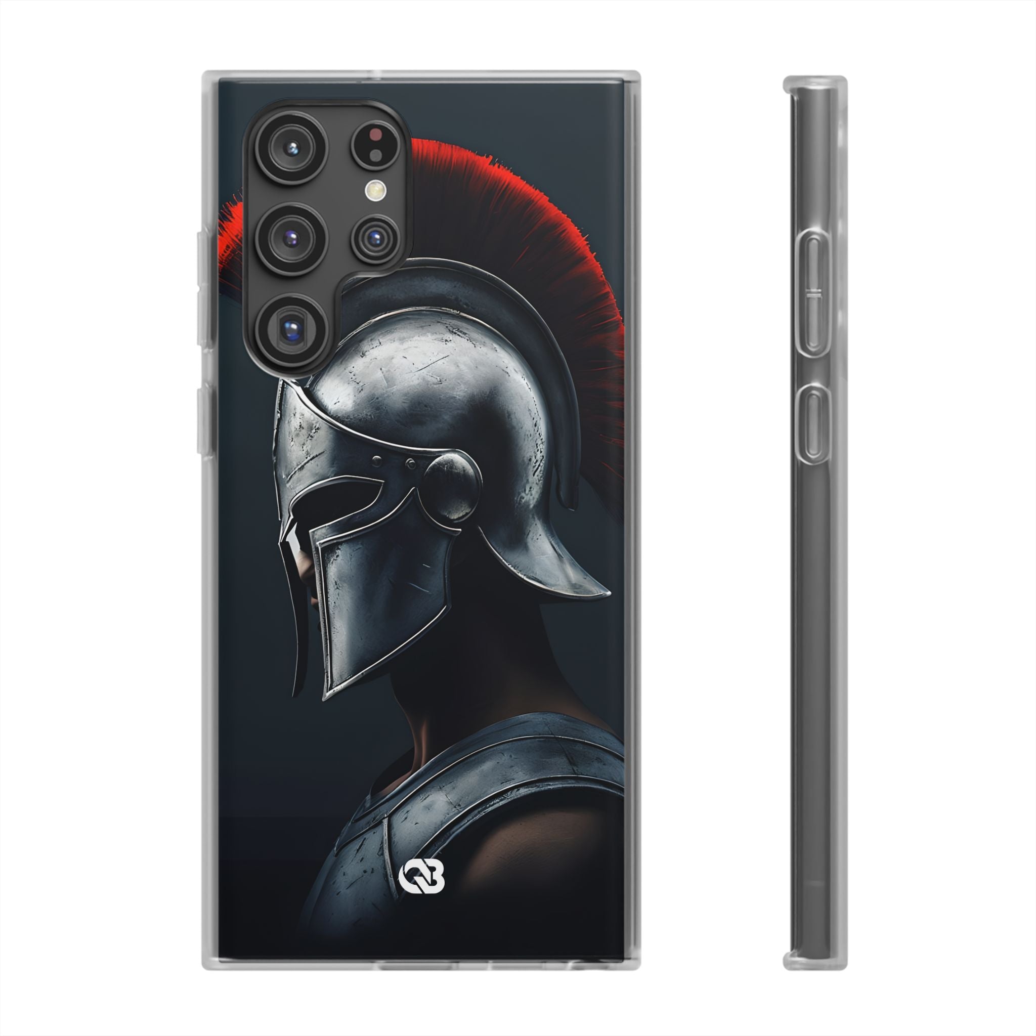 Steel Spartan Plume · Soft Phone Case for Samsung