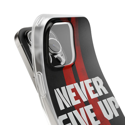 Crimson Grit Resolve · Soft Custodia per iPhone