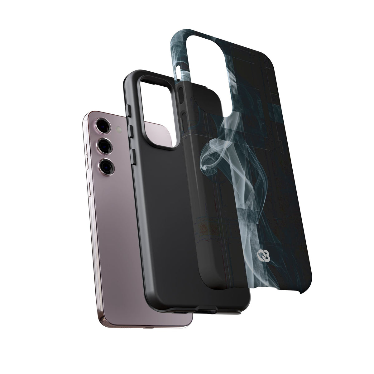 Fractured Smoke · Tough Phone Case for Samsung · Black