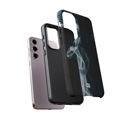 Fractured Smoke · Tough Phone Case for Samsung · Black
