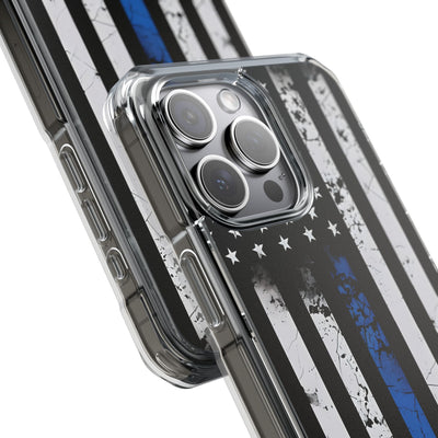 Gritty Cobalt Flag · Impact Phone Case for iPhone · Magsafe