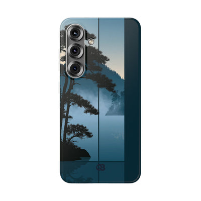Blue Lite Phone Case for Samsung - Kyoto Mist Pine
