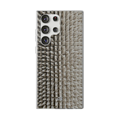 Beige Lite Phone Case for Samsung - Bone Spiked Grid