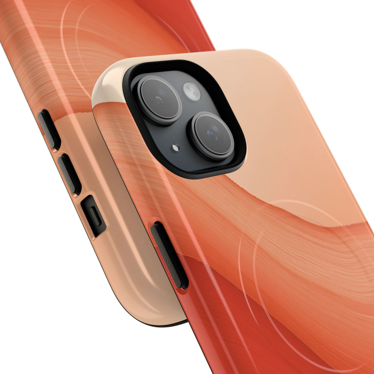 Terracotta Flow · Tough 2.0 Magnetic Phone Case for iPhone · Orange