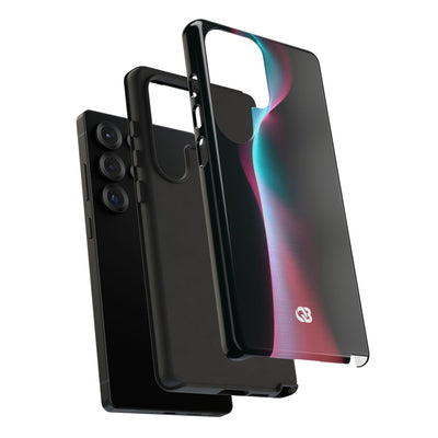 Neon Pixel Flow · Tough Phone Case for Samsung · Black