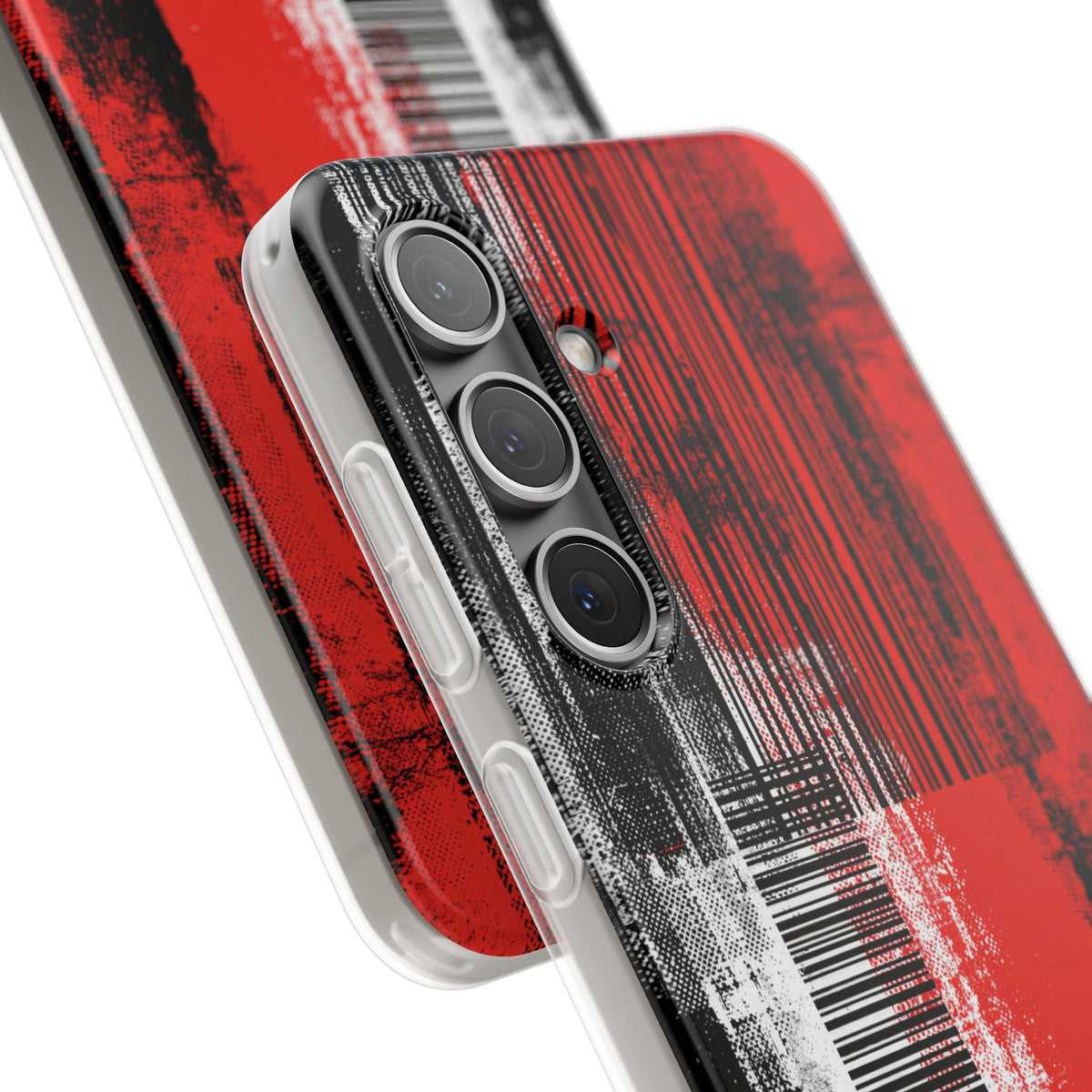Distorted Barcode · Lite Phone Case for Samsung · Black