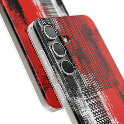 Distorted Barcode · Lite Phone Case for Samsung · Black