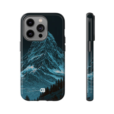 Glacial Alpine Peak · Tough Phone Case for iPhone · Blue