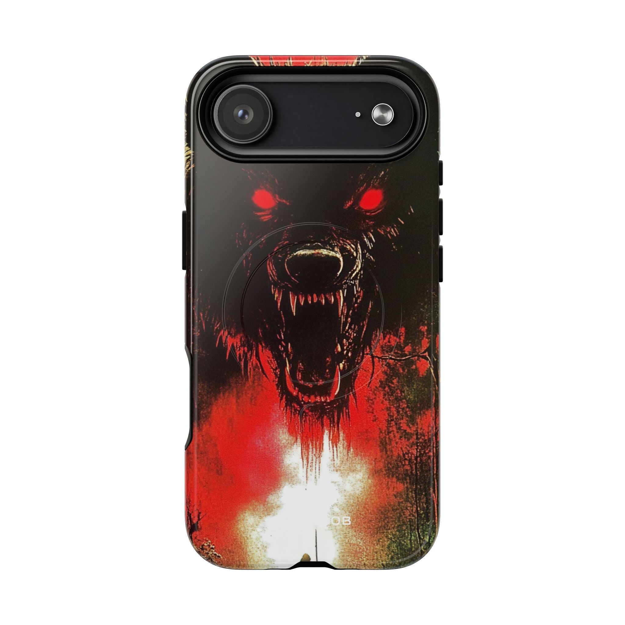 Crimson Wolf iPhone 17 Air Case - Tough+ - CASE•BOB