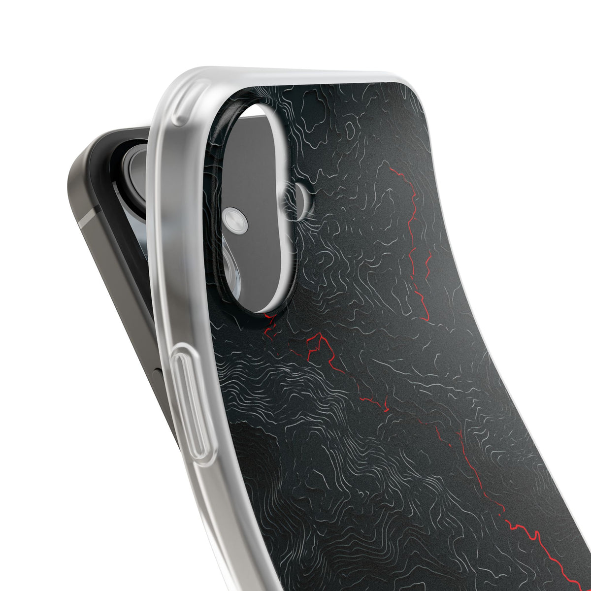Crimson Rift · Lite Phone Case for iPhone ·  Black