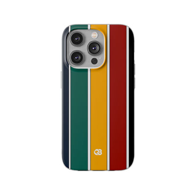 Retro Racing Bars · Soft Phone Case for iPhone