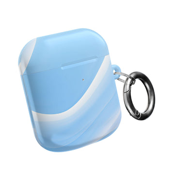 Glacial Contour Flow · Hard Case for AirPods & AirPods Pro · Blue