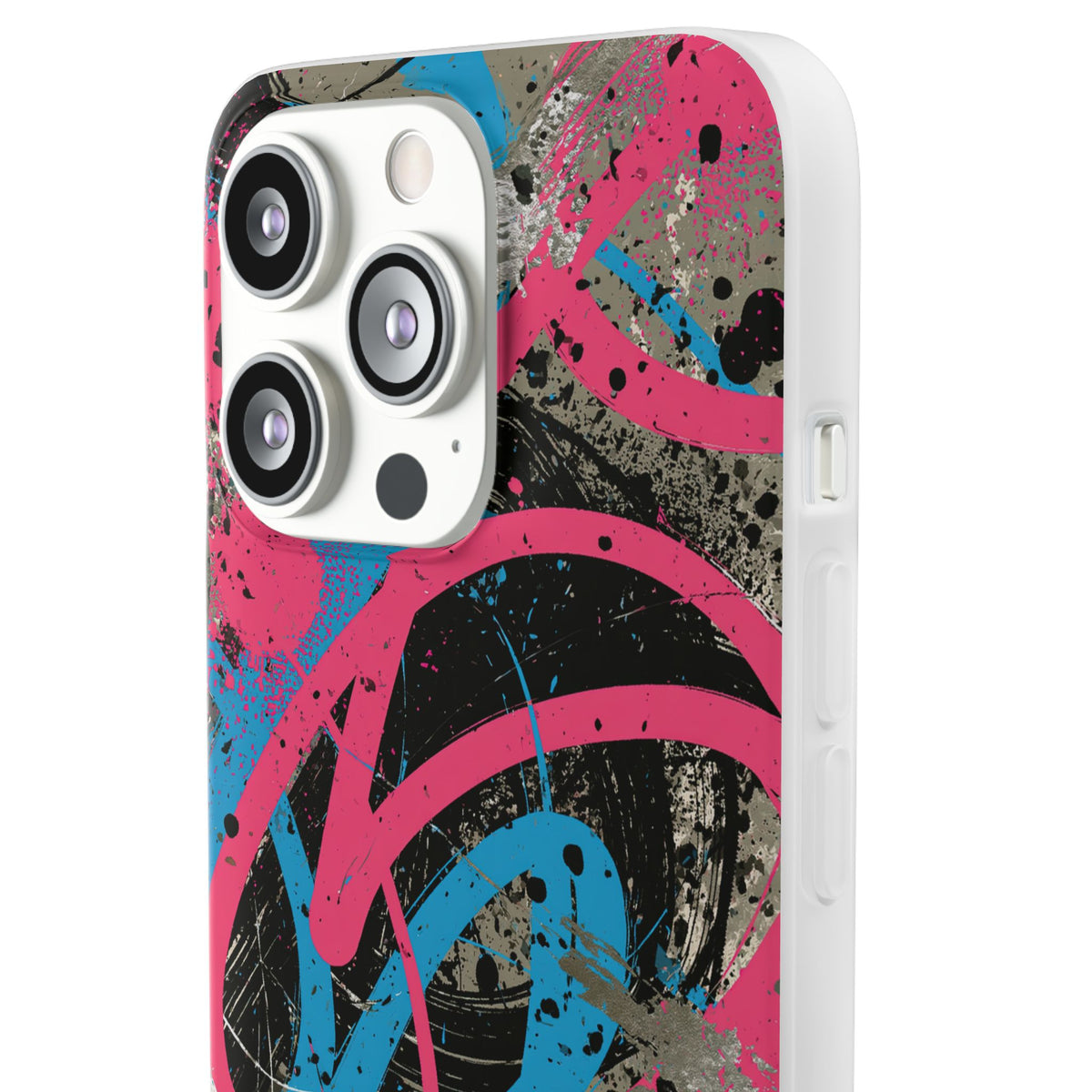Cyber Splatter Flow · Lite Phone Case for iPhone ·  Pink