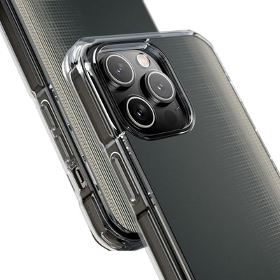 Grey Impact MagSafe Phone Case for iPhone - Charcoal Tech Grid