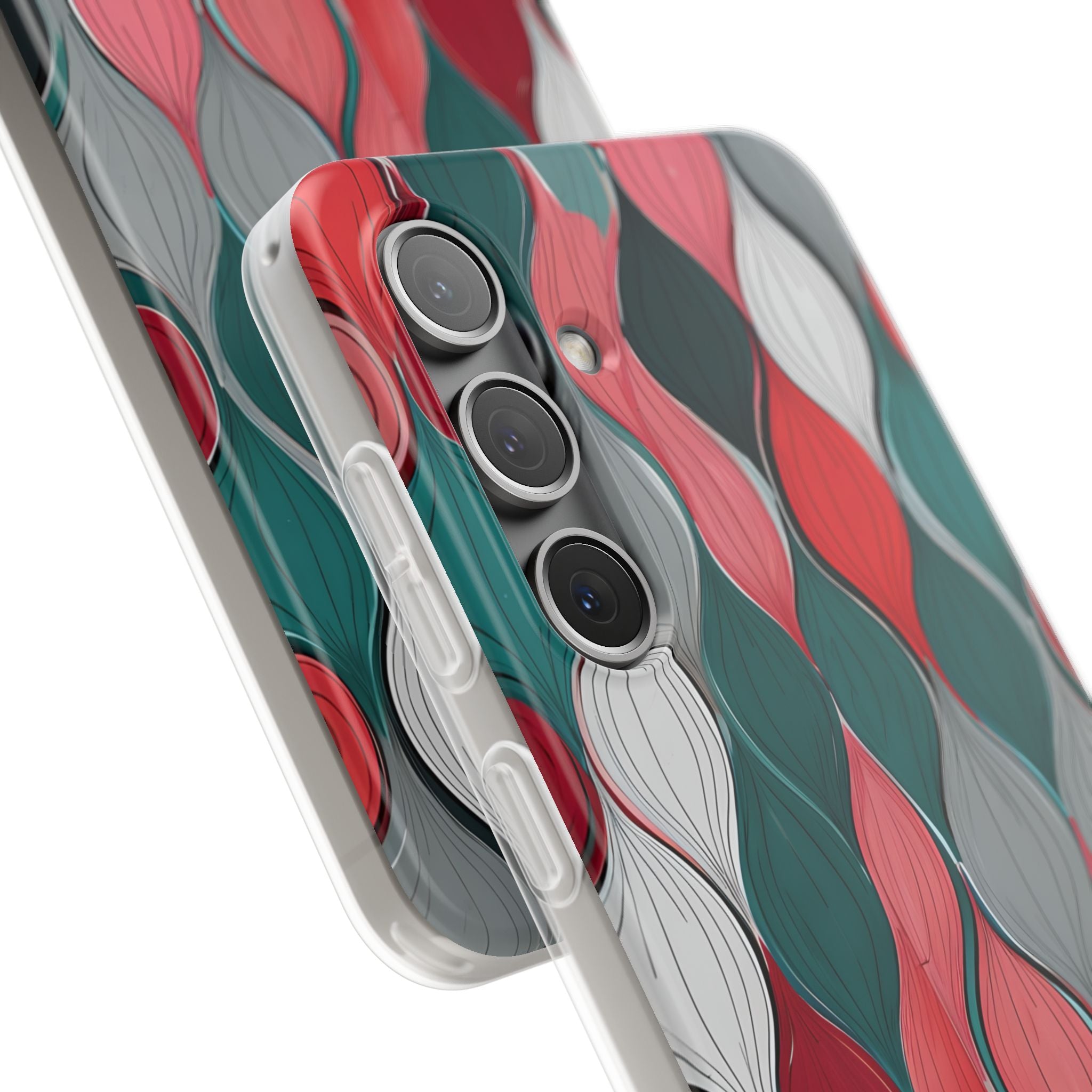 Slate Rose Ripple · Soft Phone Case for Samsung