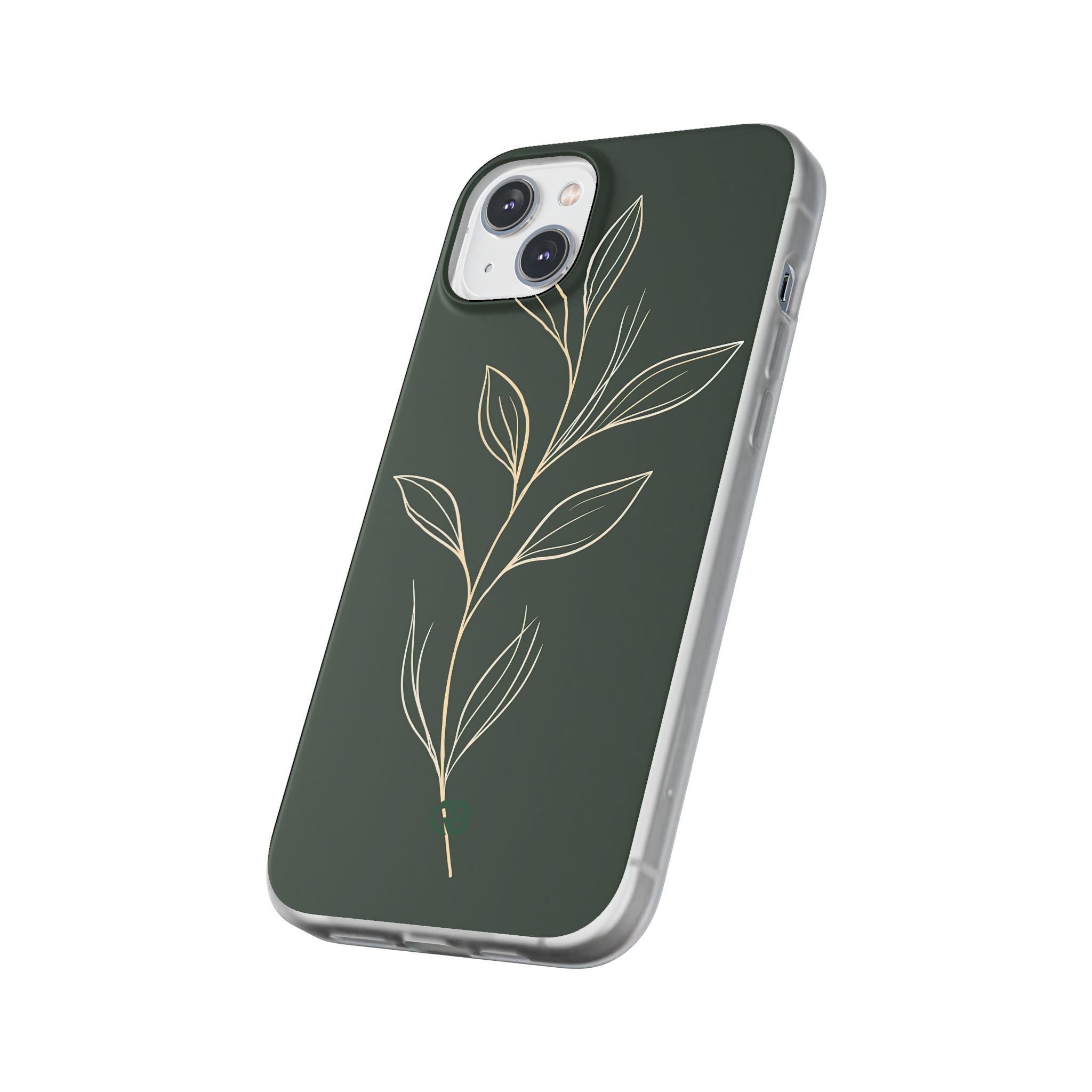 Green Lite Phone Case for iPhone - Deep Moss Willow