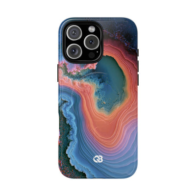Luminous Resonance · Tough 2.0 Magnetic Phone Case for iPhone · Blue