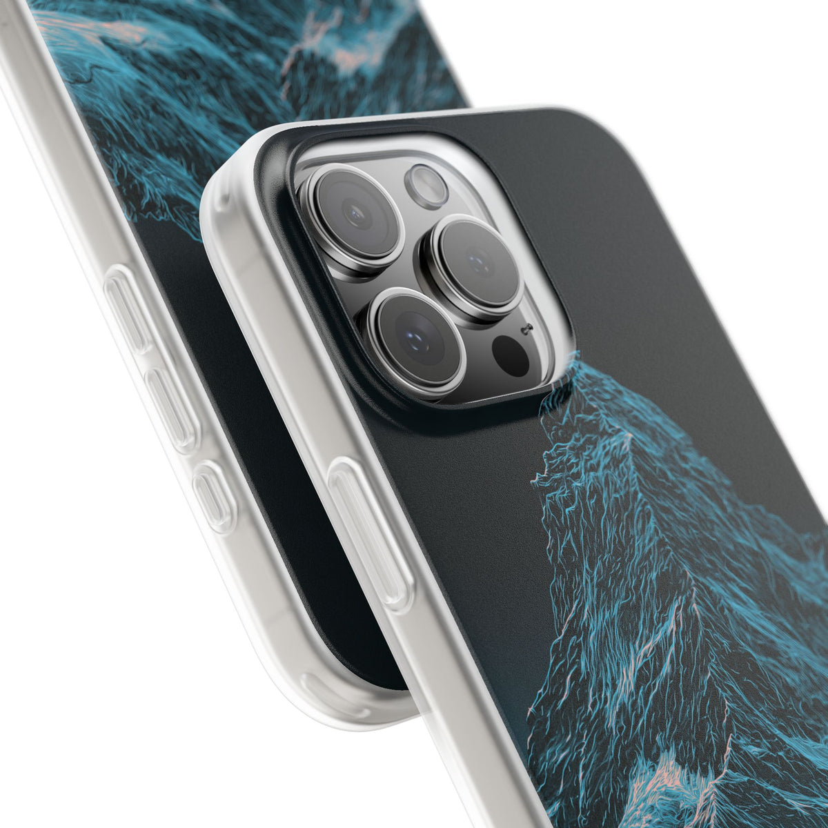 Glacial Alpine Peak · Lite Phone Case for iPhone ·  Blue