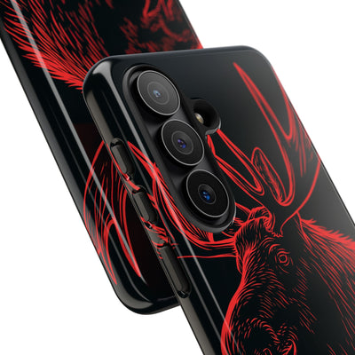 Nordic Elk · Tough Phone Case for Samsung · Black