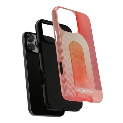 Crimson Arches iPhone 16 Pro Max Cover - Tough