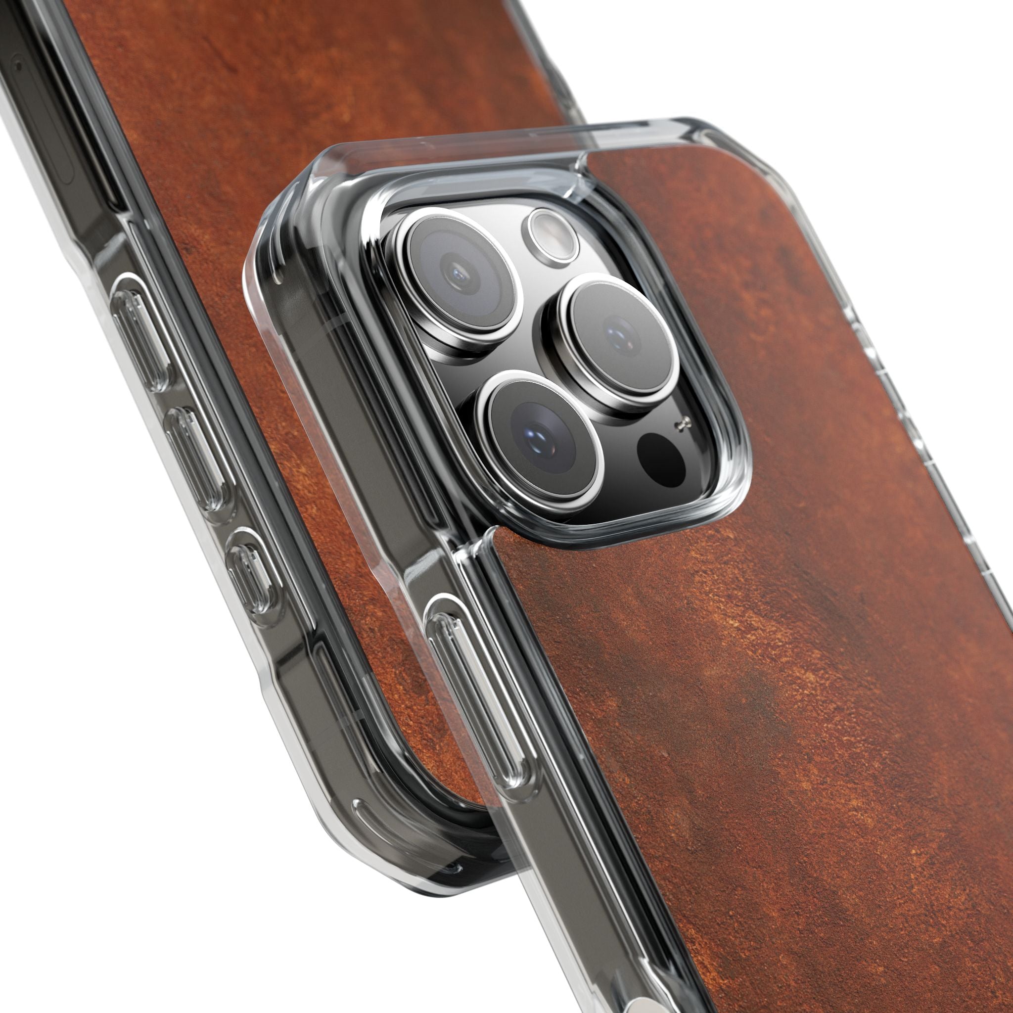 Orange Impact MagSafe Phone Case for iPhone - Oxidized Iron Crust