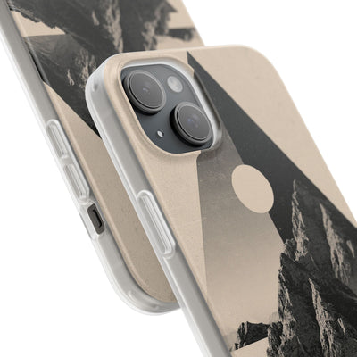 Beige Lite Phone Case for iPhone - Obsidian Summit Parchment