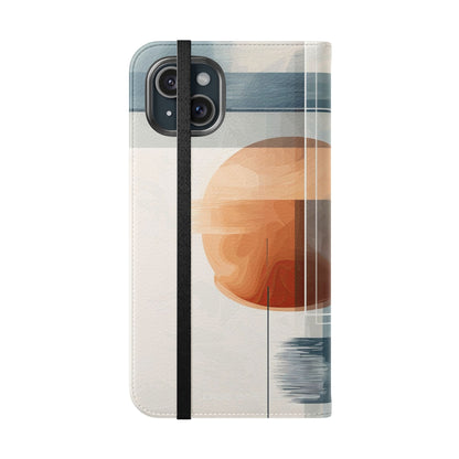 Amber Orbit - iPhone 15 Plus Case - Wallet