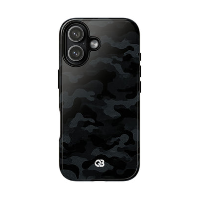 Blackout Urban Camo · Tough Phone Case for iPhone · Black