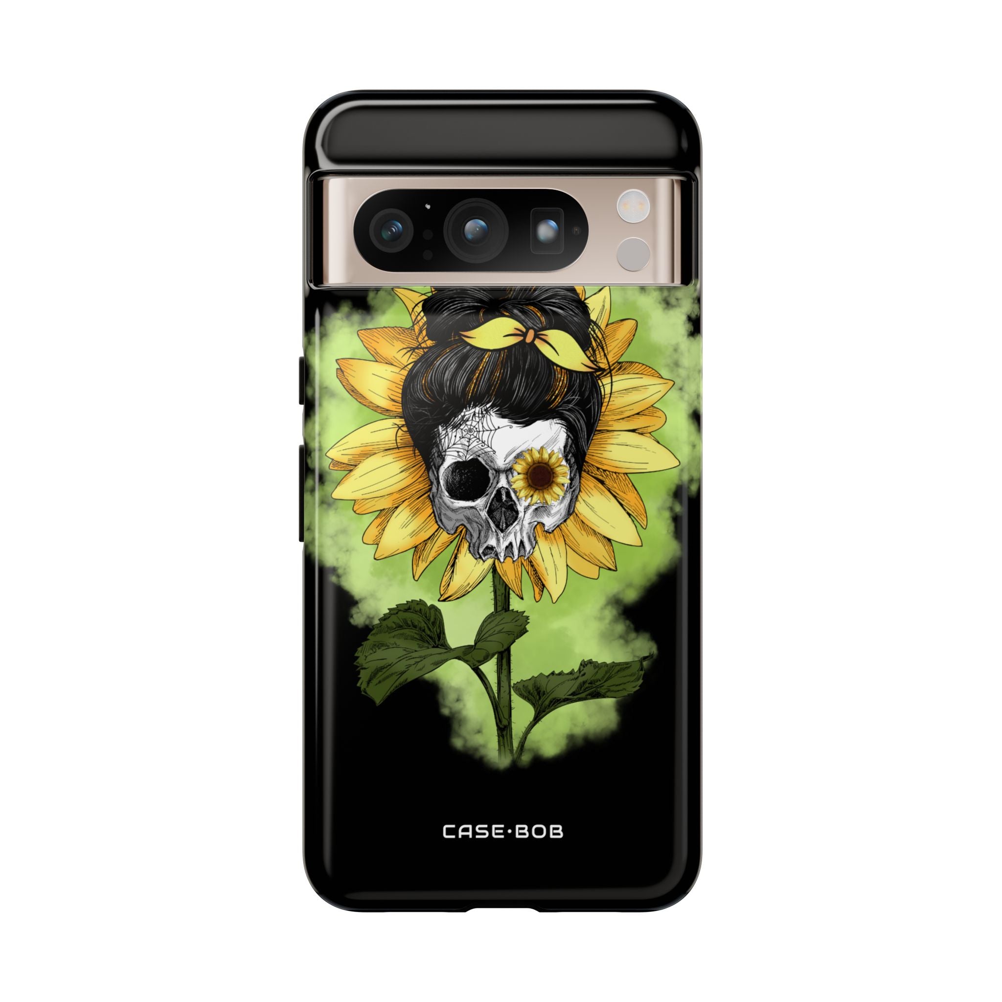 Sunflower Skull Google Pixel 8 Pro Case - Tough