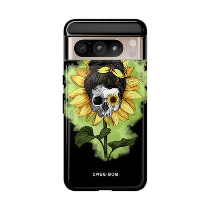 Sunflower Skull Google Pixel 8 Pro Case - Tough