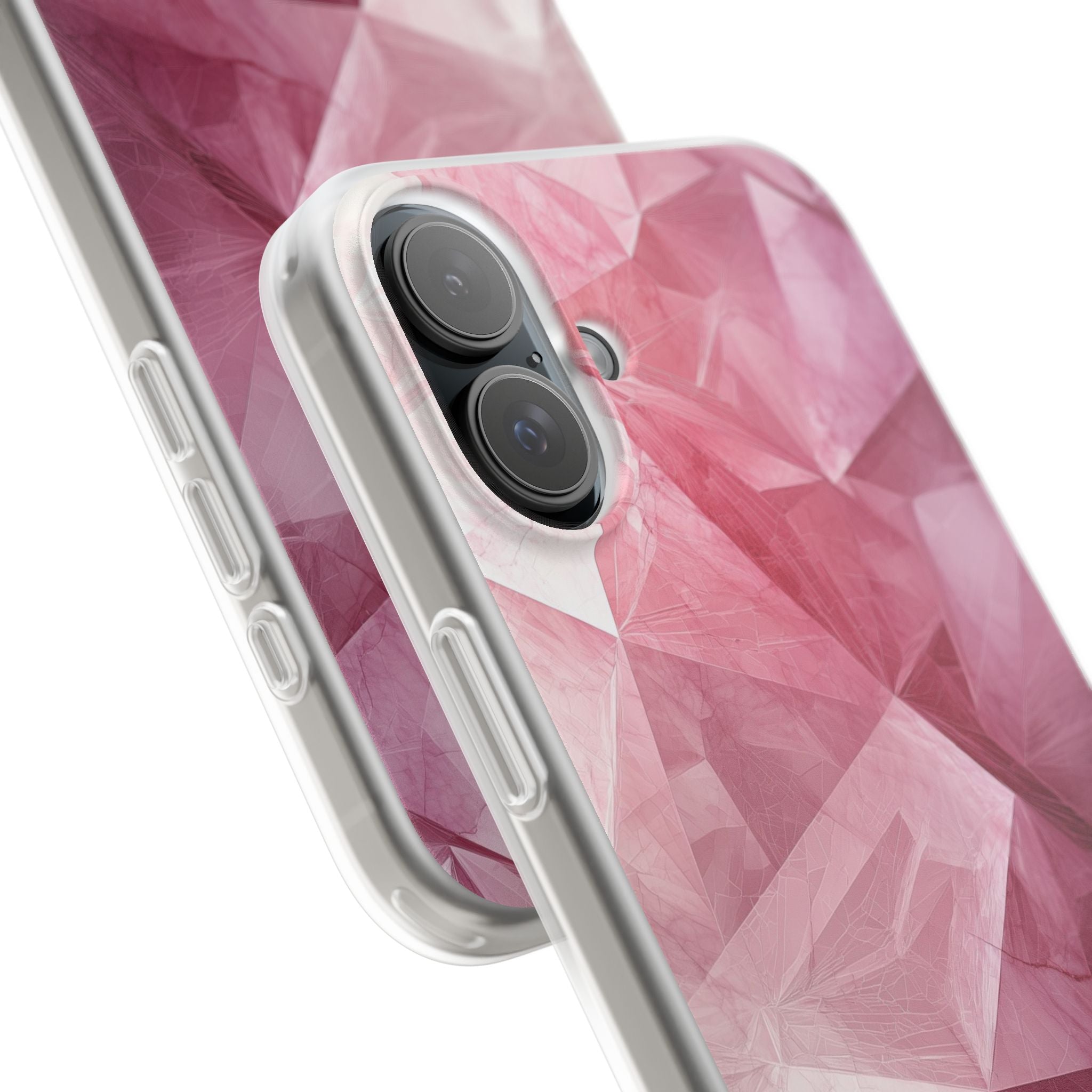 Shattered Rose Shards · Soft Phone Case for iPhone