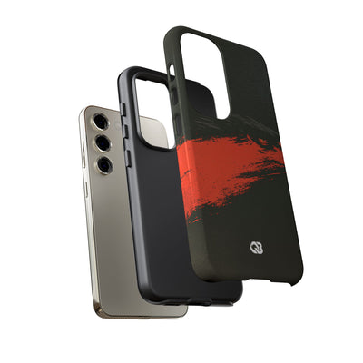 Crimson Raptor Noir · Tough Phone Case for Samsung · Black