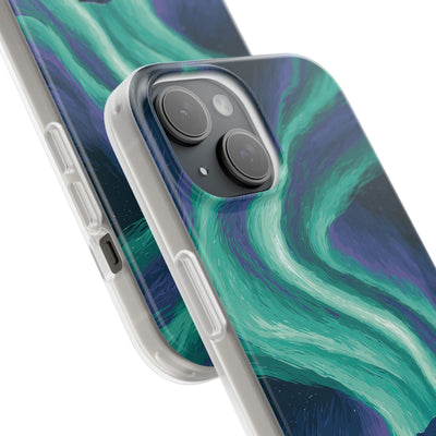 Arctic Aurora Bear · Lite Phone Case for iPhone ·  Teal