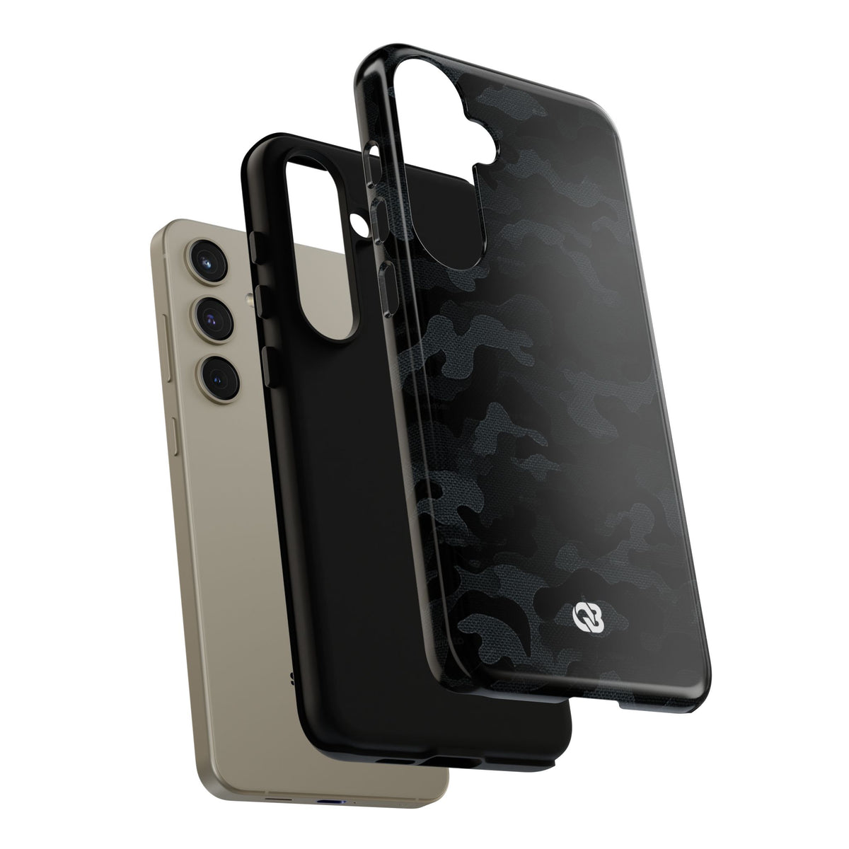 Blackout Urban Camo · Tough Phone Case for Samsung · Black