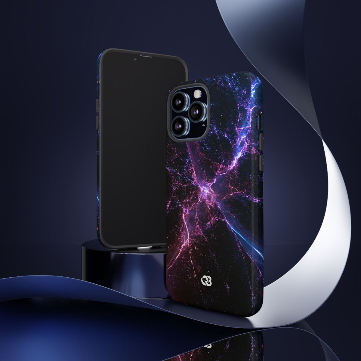 Neural Singularity · Tough Phone Case for iPhone · Black