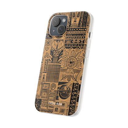 Tribal Faces iPhone 15 Case - Soft