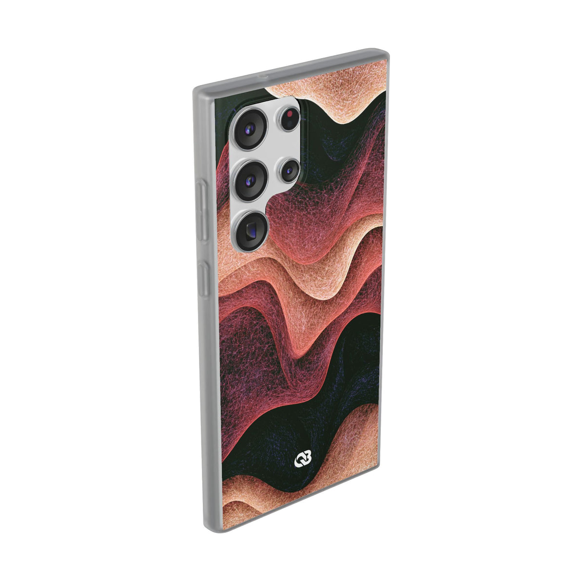 Rose Contour Waves · Lite Phone Case for Samsung · Pink