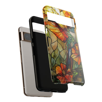 Amber Glass Hummingbird · Tough Phone Case for Google Pixel