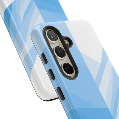 Blue Tough Phone Case for Samsung - Arctic Glacial Ridge