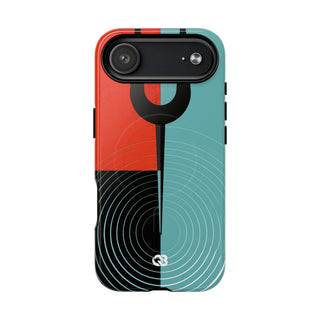 Teal Tough 2.0 Magsafe Phone Case for iPhone - Sonic Static Split